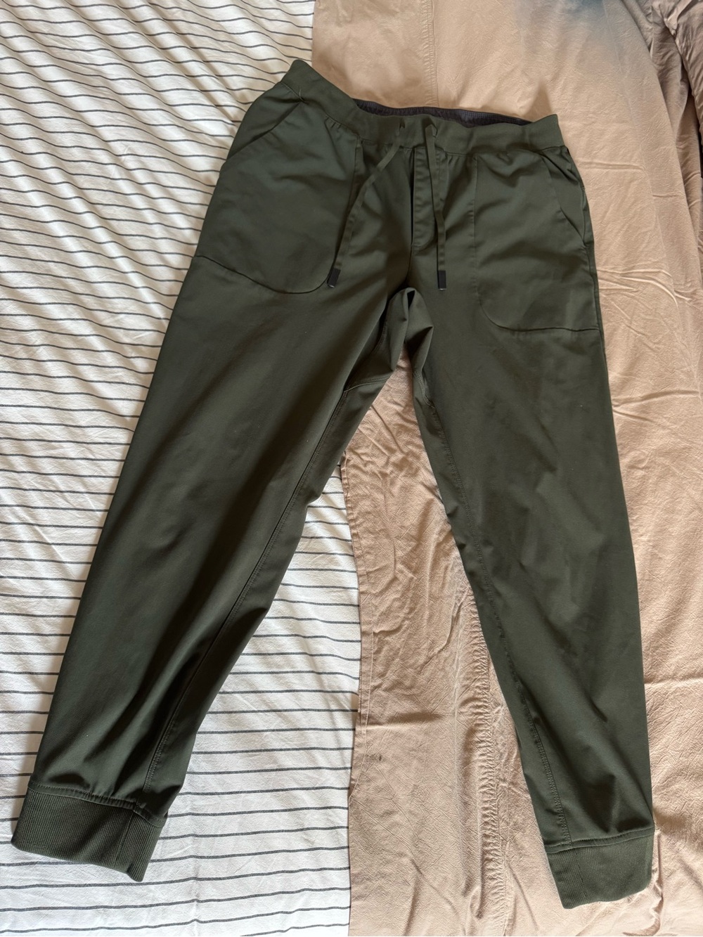 Men's Olive Green Jogger Sweatpants